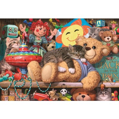 ANATOLIAN Koťata na poličce s hračkami 260 dílků
