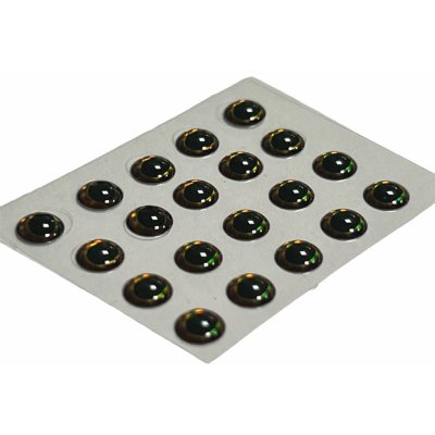 Hends Epoxidové Oči Epoxy Eyes Realistic Gold Holographic 5 mm – Hledejceny.cz
