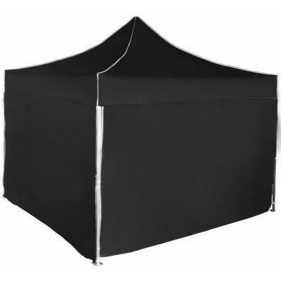 Expodum Nůžkový stan 3x3m hliníkový Černá 4 boční plachty – Sleviste.cz