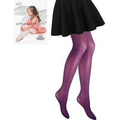 Boma dívčí punčochové kalhoty Little Lady tights royal purple