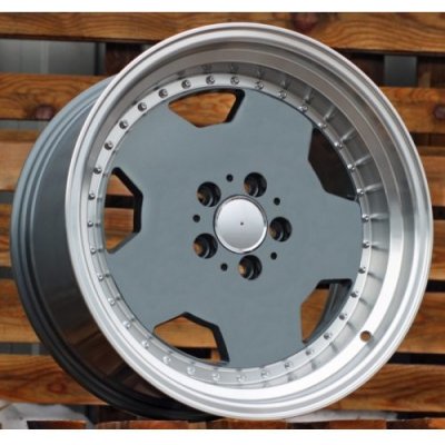 Racing Line B5852 8x17 5x112 ET25 grey polished rim | Zboží Auto