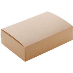 EcoObaly Papírový box EKO na jídlo 120x85x50 mm hnědý 500 ml