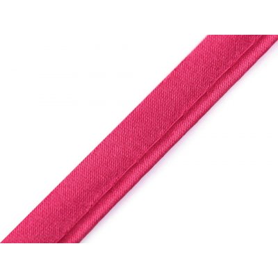 Prima-obchod Saténová paspulka / kédr šíře 10 mm, barva 178 růžová malinová