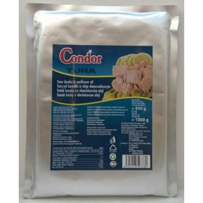 Condor Tuňák kousky ve slunečnicovém oleji 1000 g – Sleviste.cz