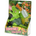 M.T. Dinoworld Dinosaurus 17cm se zvukem vytvářející páru zelená – Sleviste.cz