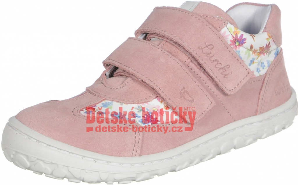 Lurchi 33-50042-49 Nanja barefoot rosa/white/flower