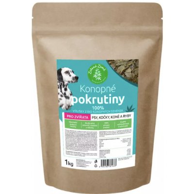 Zelená Země Konopné pokrutiny 1 kg – Zboží Dáma