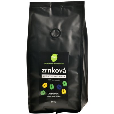 Fairobchod Brazílie Santos Superior zrnková 0,5 kg – Hledejceny.cz