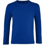 SOL'S dětské bavlněné tričko s dlouhými rukávy IMPERIAL Royal Blue – Zboží Mobilmania