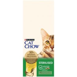 Purina Cat Chow Sterilized Dospělý Kuřecí maso 15 kg