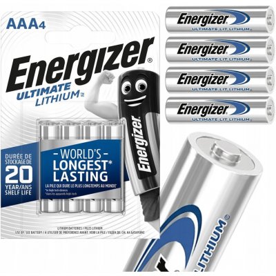 Energizer Lithium AAA 4ks 639171 – Zbozi.Blesk.cz