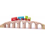 Bigjigs Rail Dlouhý železniční most BJT193 – Zboží Dáma