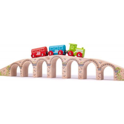 Bigjigs Rail Dlouhý železniční most BJT193 – Zboží Dáma