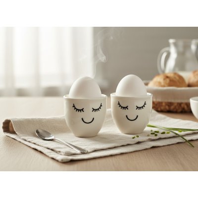 Liam porcelánový kalíšek na vajíčka 5x5 cm set 2 kusy – Zboží Dáma
