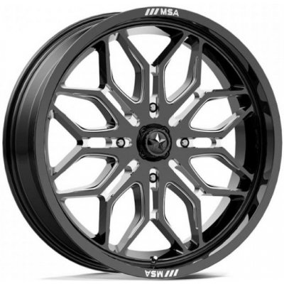 MSA Offroad Wheels M47 Sniper 7x20 4x110 ET10 gloss black Milled | Zboží Auto