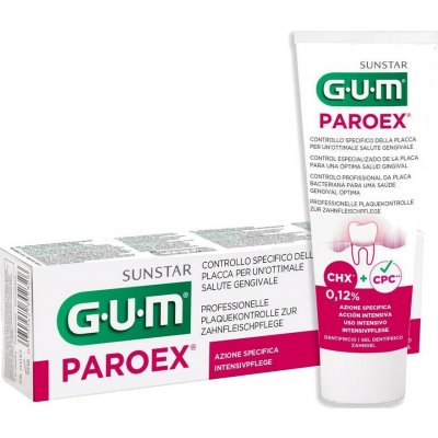 G.U.M zubní gel Paroex CHX 0. 12% 75 ml – Hledejceny.cz
