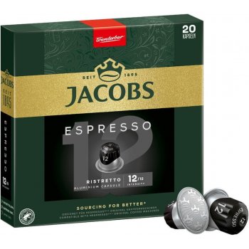 Jacobs Espresso Ristretto inenzita 12 20 ks