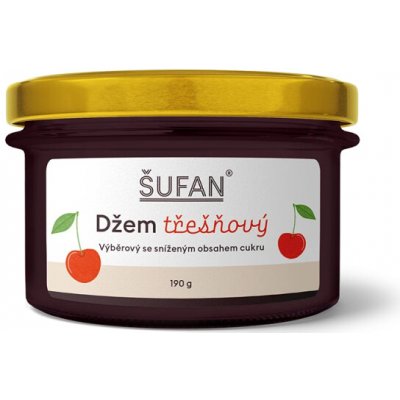 Šufan Třešňový džem 190 g – Zboží Dáma