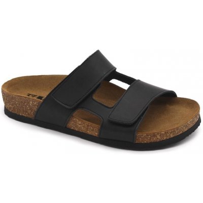 Leon 4051 dámské zdravotní korkové pantofle černá orlando – Hledejceny.cz
