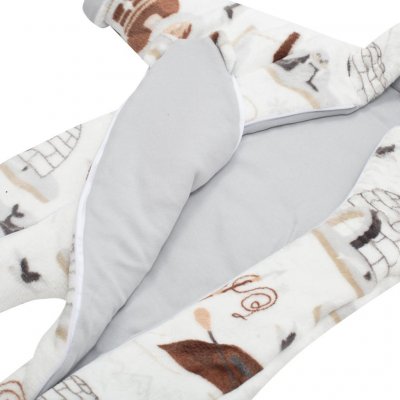 New Baby Kojenecký Wellsoft zimní overal Eskimo New Baby Eskimo Bílá – Zboží Mobilmania