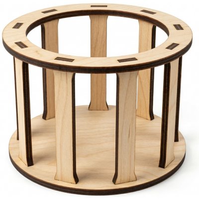 Woody Crafts Konstrukce pro vyplétaný košík kruh 10 cm výška 7 cm – Sleviste.cz