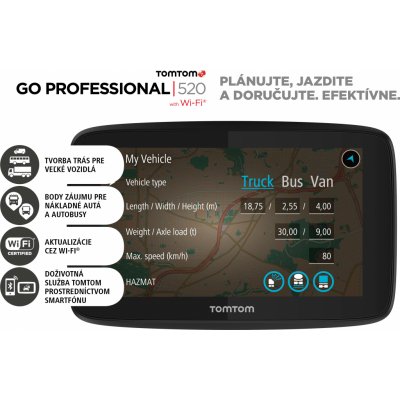 TomTom GO Professional 520 – Hledejceny.cz