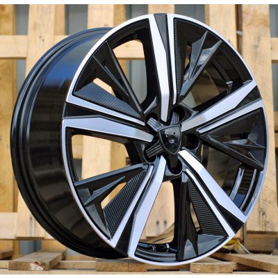 Racing Line Y1187 7,5x18 4x108 ET32 black polished – Sleviste.cz