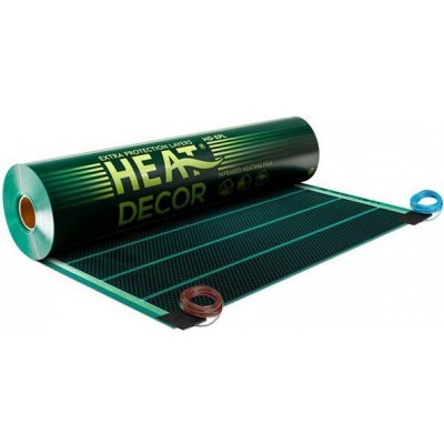 HEAT DECOR Topná fólie s konektory HD-EPL Šířka fólie: 1m, Délka: 0,75, Výkon (W): 80W – Zboží Živě