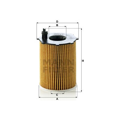 MANN-FILTER Olejový filtr HU 716/2 x | Zboží Auto