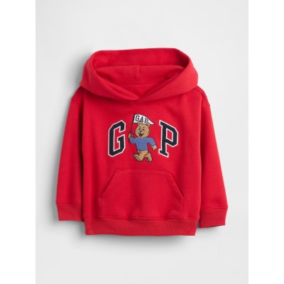 Gap Baby mikina Brannan Bear Červená – Zboží Mobilmania