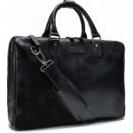 Valmio kožená taška Monte black Hnědá – Zboží Mobilmania