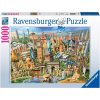 Puzzle Ravensburger Světové pamětihodnosti 1000 dílků