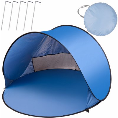 KIK Plážový stan velký samoskládací automatický plážový paraván XL 146x146cm KX3267 – Zboží Mobilmania