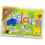 Studo Wood Puzzle safari 24 ks – Zboží Mobilmania