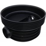 MIDAS Dno šachtové PP 600/400 přímé bez těsnění černé – Sleviste.cz