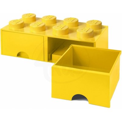 LEGO Úložný box 250x502x181 se šuplíky žlutý — Heureka.cz