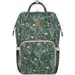 KikkaBoo batoh Siena Luxe Secret Garden Deep Green – Zboží Dáma