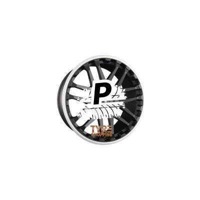 ETABETA COMBAT 8x18 5x127 ET40 black matt lip polished – Hledejceny.cz