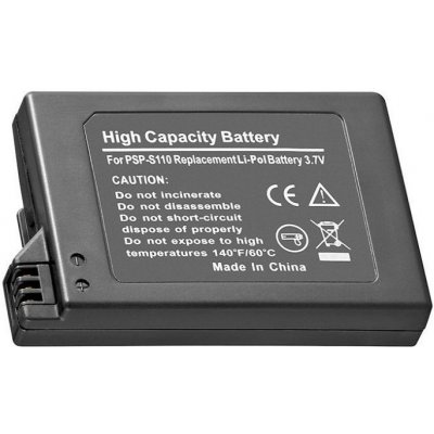 TopTechnology Baterie PSP-S110 Sony PSP 2. Generace 1200mAh – Zboží Živě