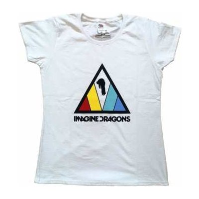 Imagine DragonsTriangle Logo Girly White – Sleviste.cz