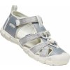 Dětské trekové boty Keen dětské sandály Seacamp II CNX Youth silver/star white