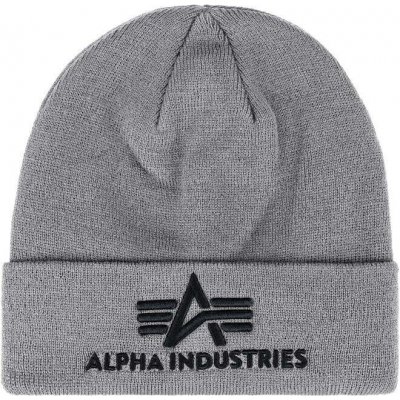 Čepice Alpha 3D Beanie šedá melírovaná – Hledejceny.cz