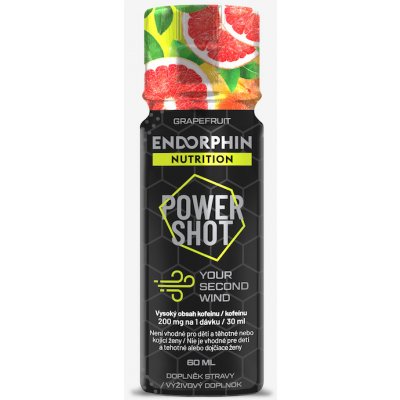 Endorphin Nutrition Energetický nápoj POWER SHOT 60 ml