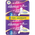 Always Hygienické vložky Platinum Super Extra s křidélky vel.3 12 ks – Sleviste.cz