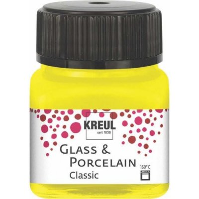 Kreul Barva na sklo a porcelán classic 20 ml KANÁRKOVĚ ŽLUTÁ – Zbozi.Blesk.cz