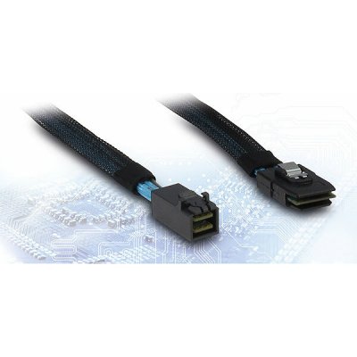 Inter Tech kabel Mini-SAS 0,75m 88885005 – Zboží Živě