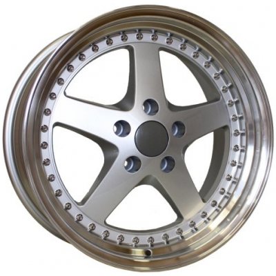 Racing Line B1161 9,5x18 5x120 ET35 silver polished rim – Hledejceny.cz