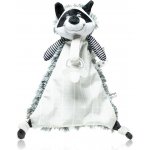 BabyOno mazlík přítulníček s přívěskem na dudlík Racoon Rocky Mýval černo bílý – Zboží Dáma