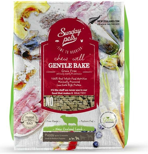 Sunday Pets Gentle Baked Grain Free Lamb Puppy Small & Medium 1,3 kg