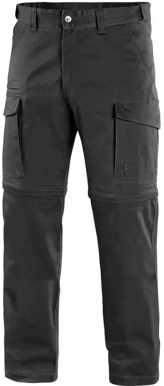 Kalhoty CXS VENATOR pánské s odepínacími nohavicemi černé vel. 56